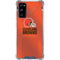 NFL Cleveland Browns Team Jersey Galaxy S20 FE Clear Case